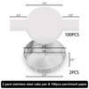 AWTBDP 8 Inch Round Cake Pans Set of 2, Nonstick
