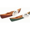 Hand-Crafted Wooden Canoe with Paddles Miniature Replica (1-pc) 7-inch