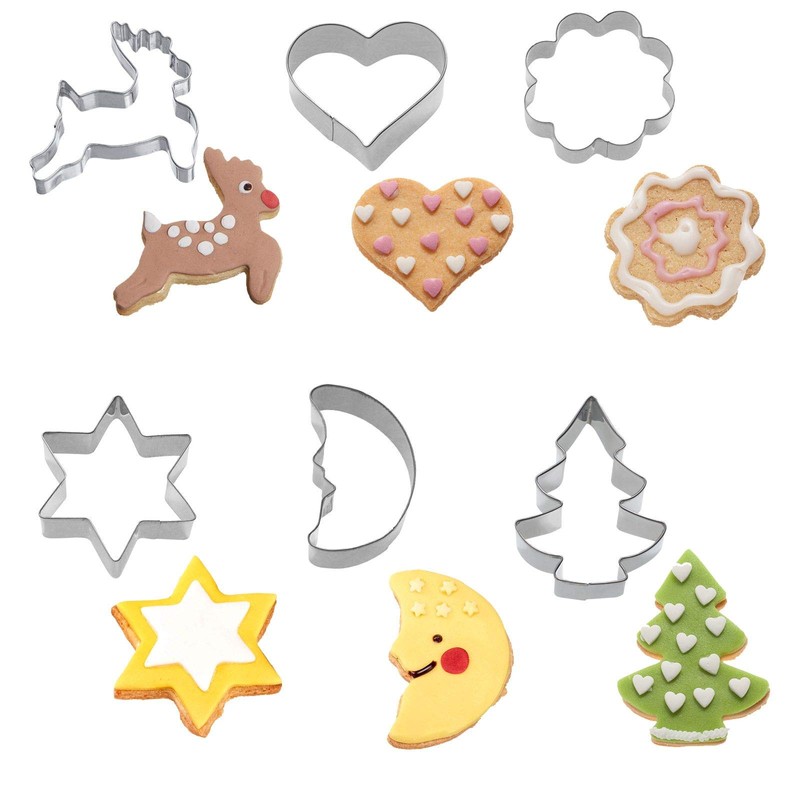 Westmark Christmas Cookie Cutter Set, 12 Pieces, 12 Different Designs,