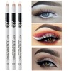 3PCS White Eyeliner Pencils,Soft Highlighter Gel Eyeliner Pencil,White Pencil for