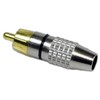 RCA Plug Solderless, Conwork 8-Pack RCA Male Plug Screws Audio