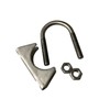 Boltza® Stainless Steel 76mm Universal Saddle Style U Bolt Clamp,