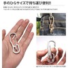 KOYOKOMA Alloy Carabiner, Titanium Key Holder, Keys, Military, Lightweight, Outdoor,