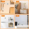 aninako Clock Digital Clock Splash-Resistant Waterproof Timer Thermometer Hygrometer Digital