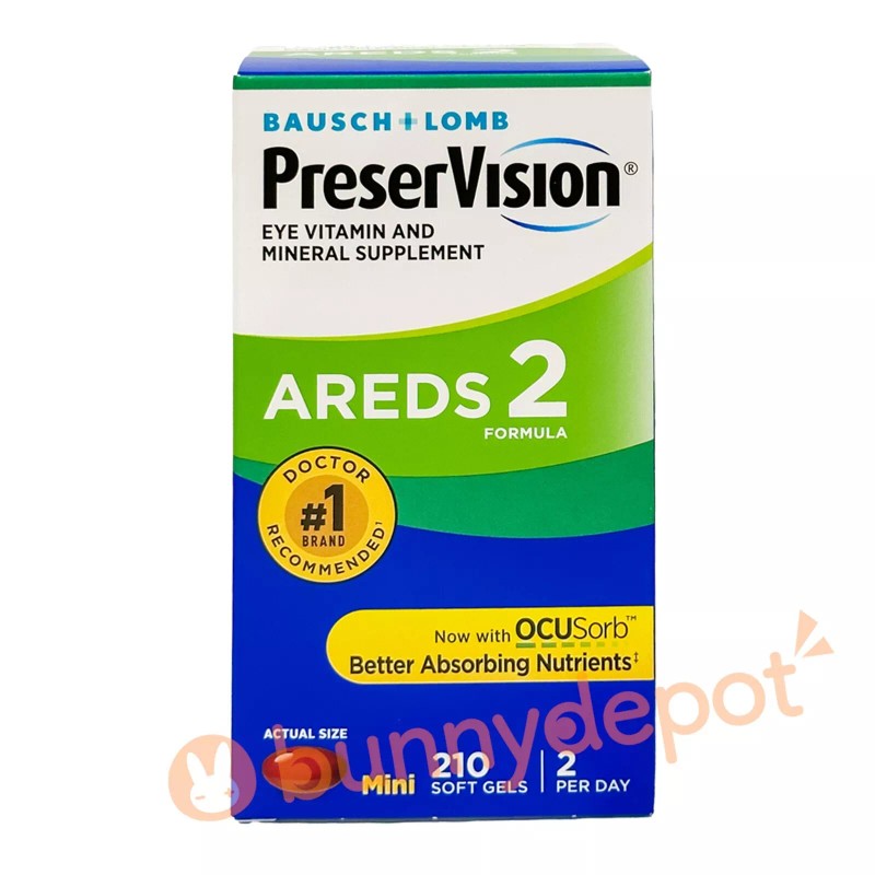 PreserVision Bausch Lomb PreserVision AREDS 2 Formula 210 Soft Gels
