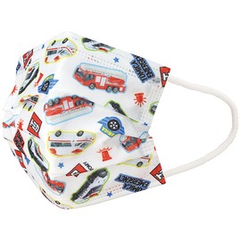 Skater Tomica 23 MSKP3N-A Non-Woven Mask, 7 Pieces, For Kids, Three-Layer Construction
