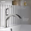 Moen Karis Chrome One-Handle Single Hole Bathroom Sink Faucet with