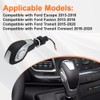 QCESEV Automatic Gear Shift Knob Handle with Button Compatible with