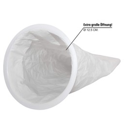 50 Pieces of Spit Bags with Mouthpiece – Opaque – High Capacity – Crushing Bag, Dirt Bag, Collection Bag