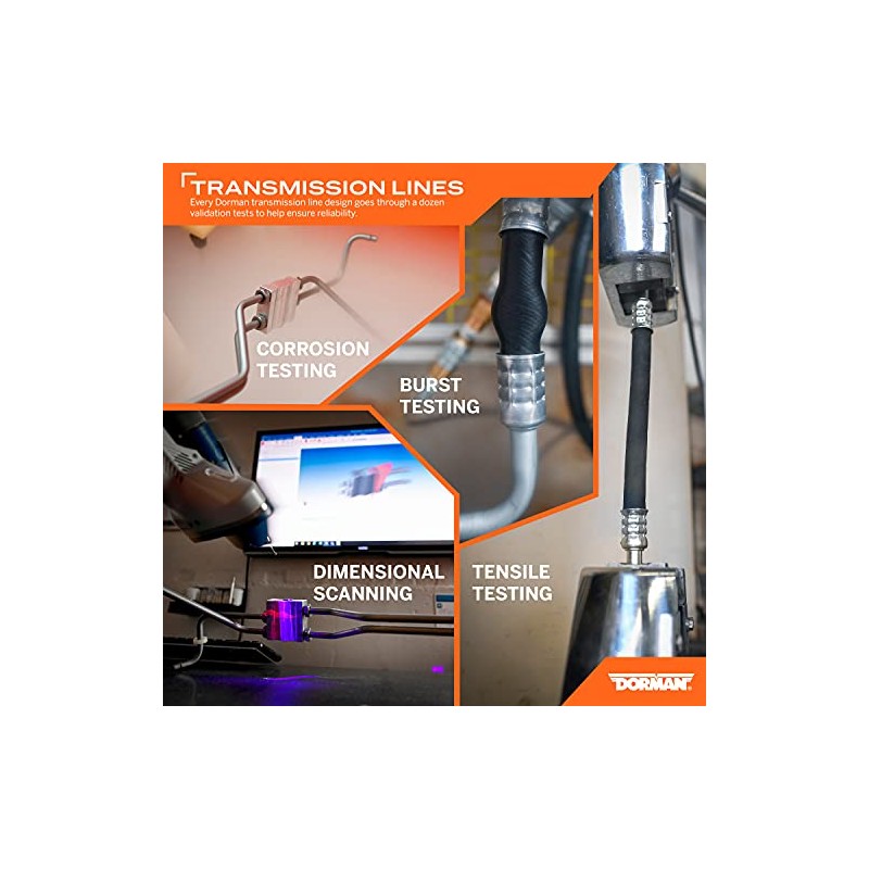 Dorman 624-225 Outlet From Auxiliary Cooler (Lower) To Transmission (Rear)