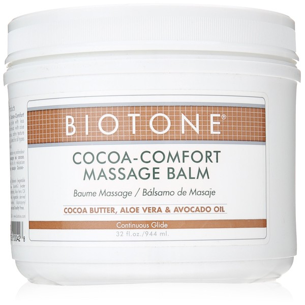 Biotone Cocoa-Comfort Massage Balm, 32 Ounce