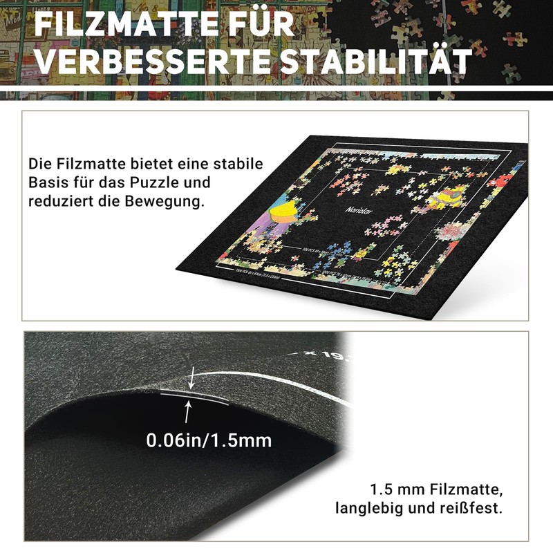 Nariolar Puzzle Mat - Puzzle Mat for up to 500/1000/1500