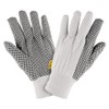 Pretul GU-455, Guantes de algodón con puntos PVC en palma,