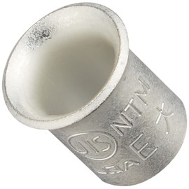 NICHIFU TERMINAL INDUSTRIAL Bare Crimping Sleeves for Copper Wires (Ring Sleeves) Large, Pack of 10 HC E