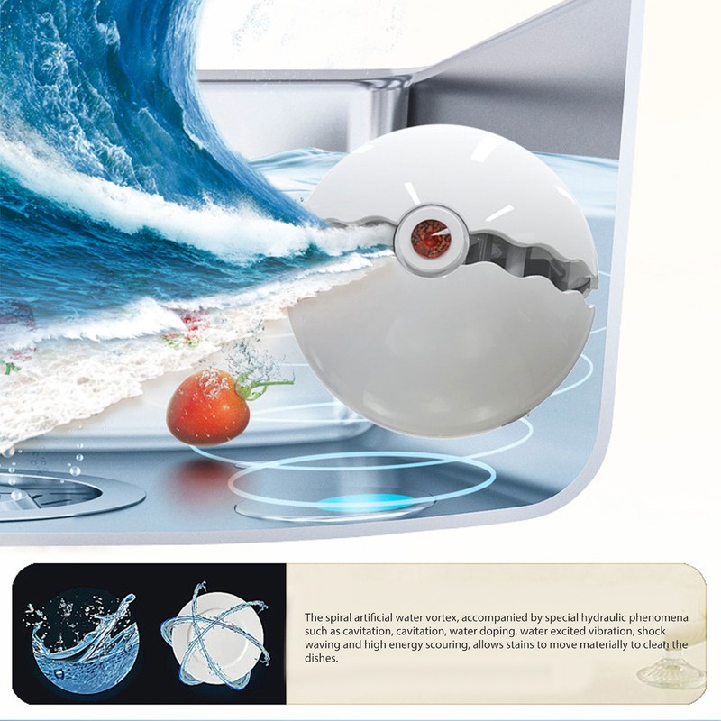 Mini Dishwasher USB Powered High Efficiency Dish Washing Machine Waving