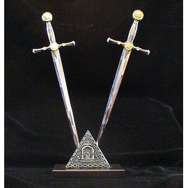 Knights Templar Masonic Letter Opener Sword Set