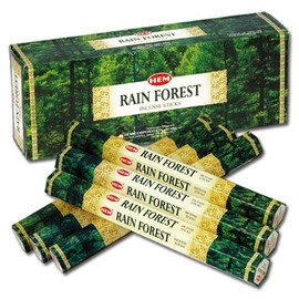 HEM/Hem: RAIN FOREST HEXA PACK / INDIA / Incense / Incense / Stick / Hexagonal (Pack of 20) x 6 Boxes