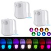 Glamified Toilet Motion Sensor Light, 16 Colors Changing Sensor LED