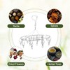 4Pcs Hanging Drying Rack for Herbs, Macrame Flower Drying Rack