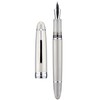 Asvine J16 Brushed Titanium Fountain Pen Jowo Medium Nib Piston