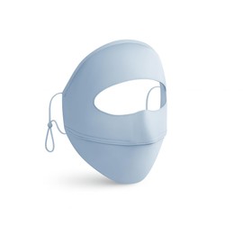 KUKASEN UPF 50+ Full Face Sun Mask – Ice Silk Cooling & Breathable, Adjustable Ear Loops, Reusable UV Face Cover for Women