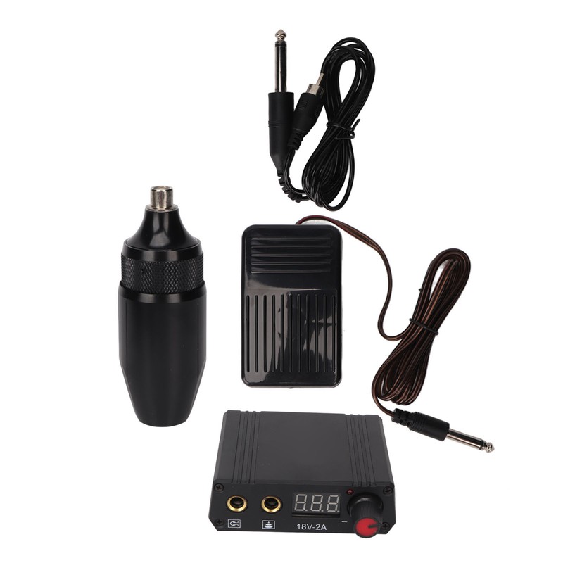 Tattoo Pen Kit LCD Display Dual Mode RAC Connector Rotary