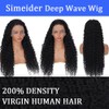 Simeider Deep Wave Lace Front Wigs Human Hair 13x6 HD