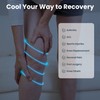 PELEGON Knee Ice Pack Wrap - Adjustable Ice Pack for
