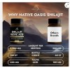 Native Oasis (2-Pack) Shilajit Supplement for Men 2,000mg Shilajit Pure