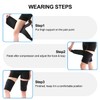 supregear Thigh Wraps, Adjustable Neoprene Hamstring Brace Support for Quadriceps,