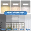 NARUNDREN Rechargeable Motion Sensor Ceiling Light with Remote, Wireless Ceiling