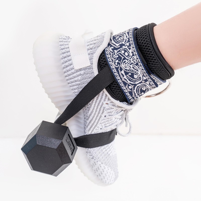 Dumbbell Foot Attachment,Ankle Strap for Dumbbell and Cable Machine Women,Feet