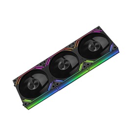 iHTP UNI Fan 120mm ARGB PWM G120PRO Forward Case Fan, Daisy-Chain Connection Triple Pack