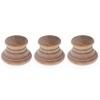 Set of 3 Unfinished Wooden Egg Stands Holders Displays 1.15