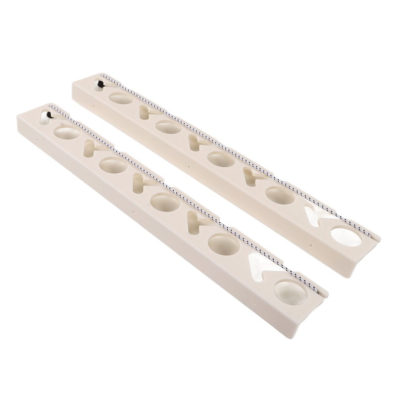 Fishing Rod Holder Wall Mounted Strong Durable ABS 10 Rods