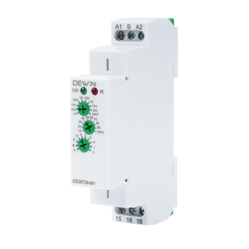 DEWIN Time Relay, DIN Rail 230 V, GRT8-M1 Multifunctional Time