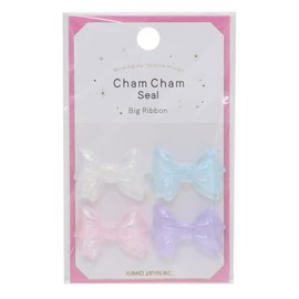 Kamio Japan Sticker CHAMCHAM SEAL Big Ribbon 224986