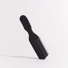 Black Detangler Brush by Felicia Leatherwood - For Kinky, Curly, Wavy 4c or Straight Hair - Tame Your Tangles Smooth Your Coils - Pain Free for All Ages