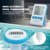 Wireless Pool Thermometer, Floating Easy Read, IPX8 Waterproof Digital Thermometer