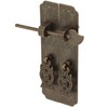 Antique Handles Plum Orchid Bamboo Chrysanthemum Chinese Retro Antique Brass