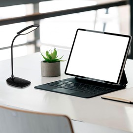 GLOBO LIGHTING Table Lamp Reading Lamp Touch Dimmer Desk Lamp Flexible Black 9 W 520 lm Warm White Cool White L x H 28 x 40 cm