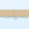 Rockler Folding Door Hinge, Modern Style, Metal Material, Unfinished Finish,