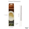 Hosley Coconut Fragrance Incense Sticks Essential Oils Infusion for Long-Lasting