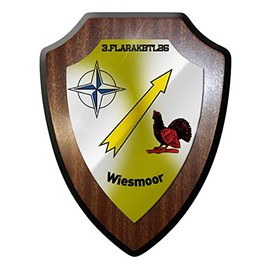 #8836 Coat of Arms / Wall Shield Westerburg -3 Flarakbtl 26 Army Crest Germany Coat of Arms Anti-Aircraft missiles Unit#7670