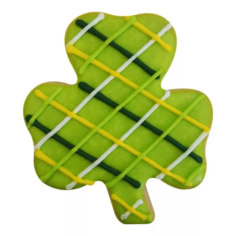R&M Green Shamrock 3" Steel Cookie Cutter R&M St Patrick's