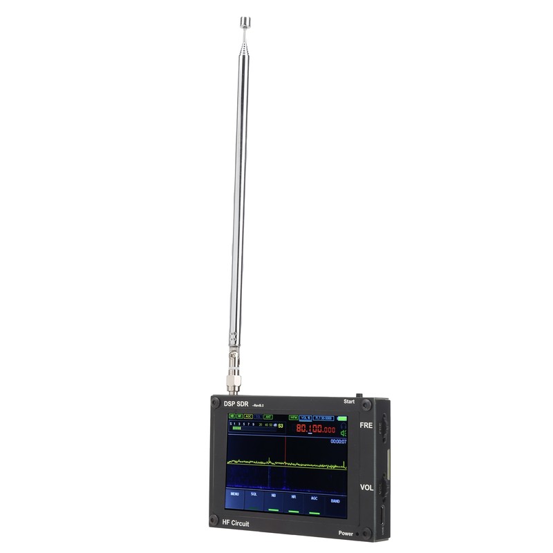 Wireless Receiver Black UltraThin DSP SDR HAM Receiving Radio Equipment