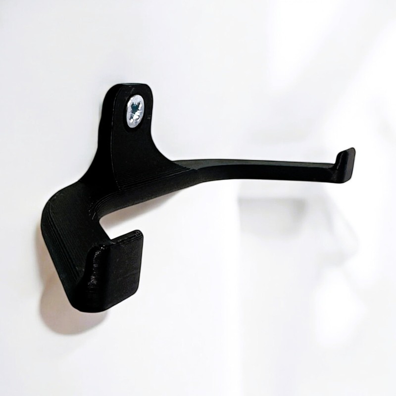 Vinyl record mount-Black Floating LP Display Shelf – Minimalist Wall