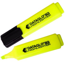 SQ Square Highlighter Assorted Bulk Pack of 48 | Includes, Yellow, Green, Blue, Pink and Orange Fluorescent Highlight Marker Pens