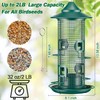Jarkyfine Squirrel Proof Bird Feeder - Metal Bird Feeders for