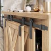 EaseLife 7 FT Mini Cabinet Bypass Sliding Barn Door Hardware
